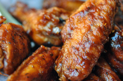 chicken wings and oregano joy of the mountain grilled in airfryer