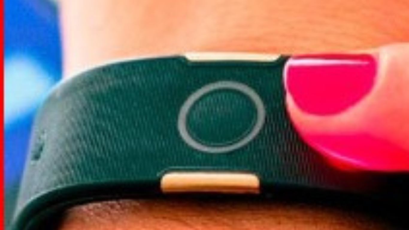 AMAZING NEW ITEMS;' My new Health Monitor band. to keep my health data safe