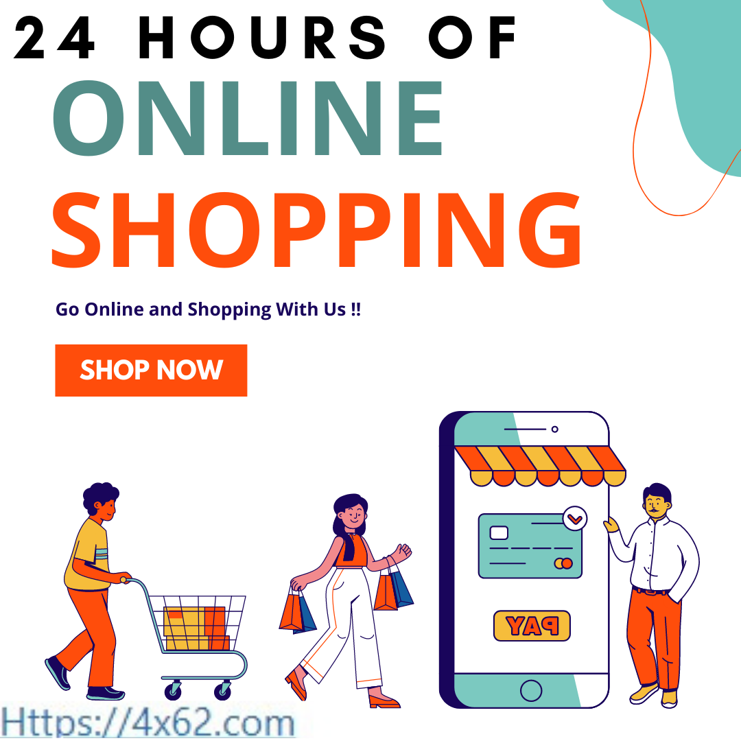 E- Business And E-Marketing Industry A poster for 24hrs on online shopping